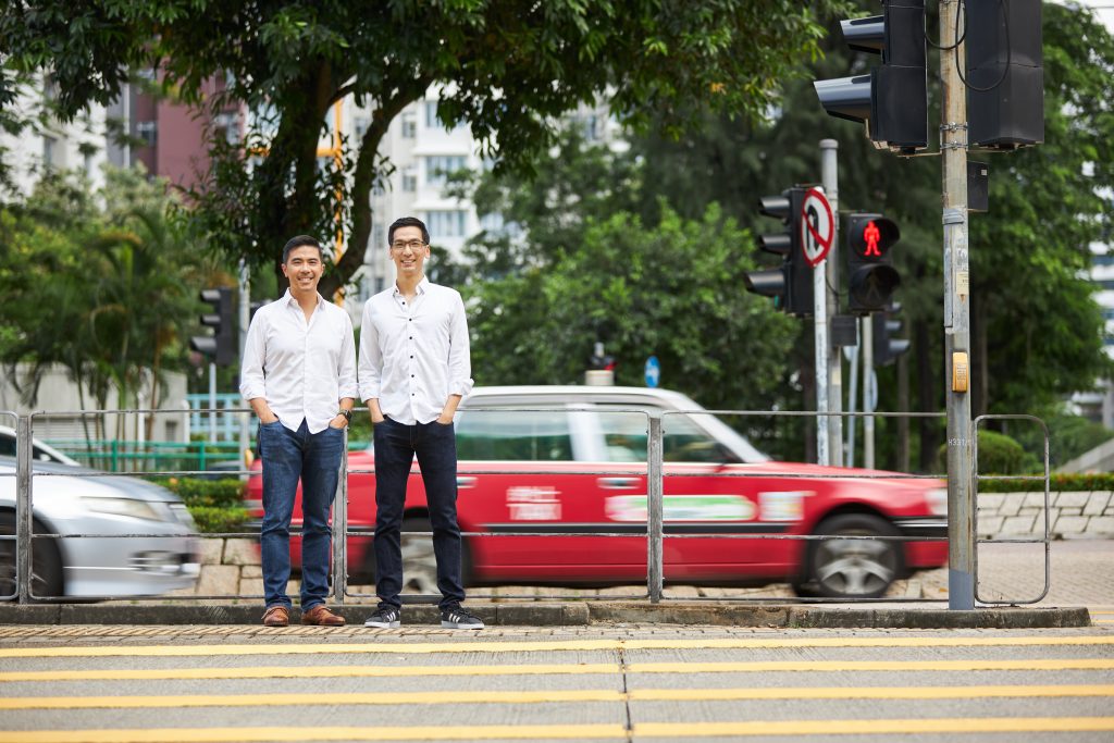 From left to right: Estyn Chung (General Manager of Uber Hong Kong) and Kay Lui (Co-founder of HKTaxi)